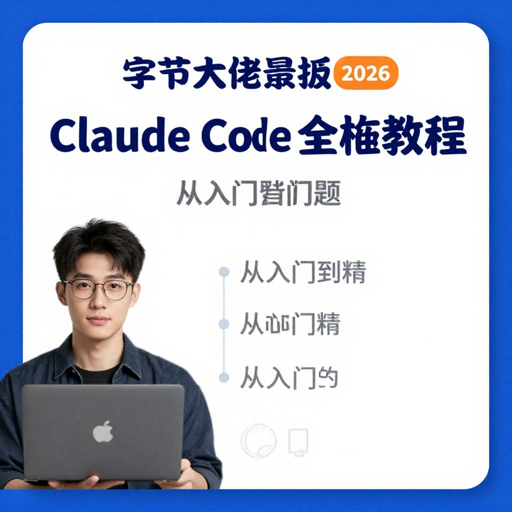 【2026 最新版】｜字节大佬亲授 Claude Code 全栈教程，从入门到精