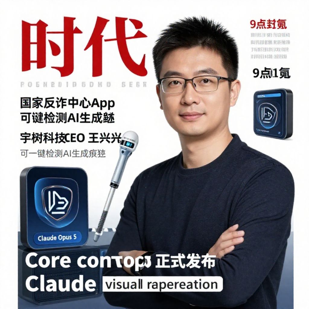 9点1氪｜宇树科技CEO王兴兴登上《时代》杂志封面；国家反诈中心App可一键检测AI生成痕迹；Claude Opus 5 - 1