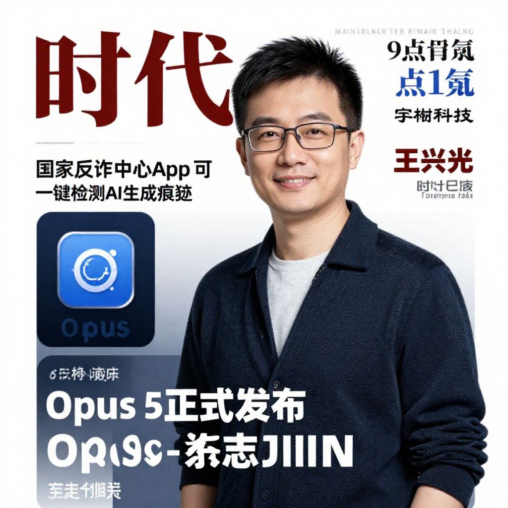 9点1氪｜宇树科技CEO王兴兴登上《时代》杂志封面；国家反诈中心App可一键检测AI生成痕迹；Claude Opus 5