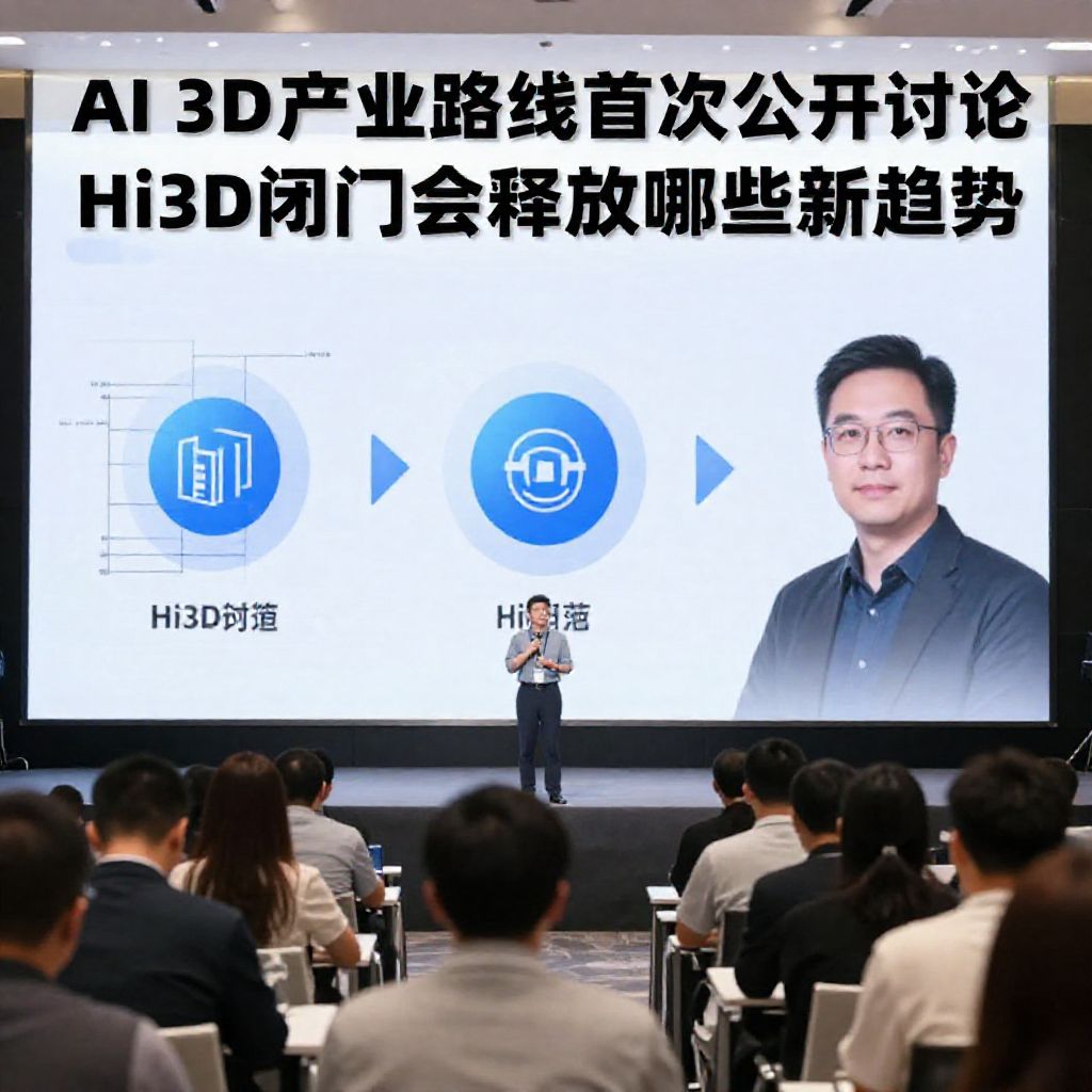 AI 3D产业路线首次公开讨论：Hi3D闭门会释放哪些新趋势？