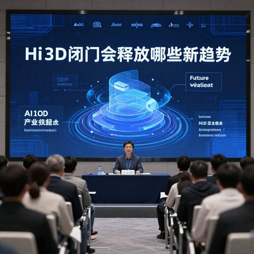 AI 3D产业路线首次公开讨论：Hi3D闭门会释放哪些新趋势？