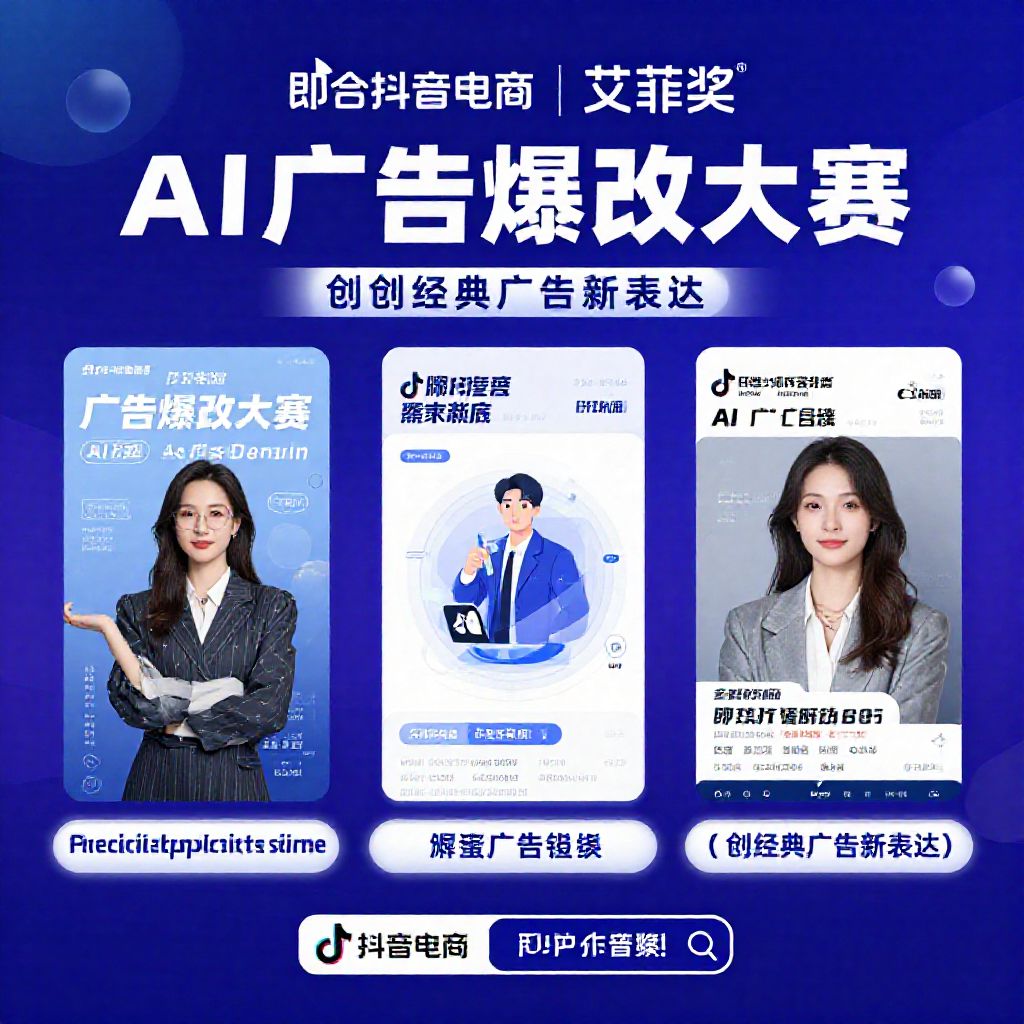 即梦联合抖音电商、艾菲奖发起 “AI 广告爆改大赛” ,共创经典广告新表达