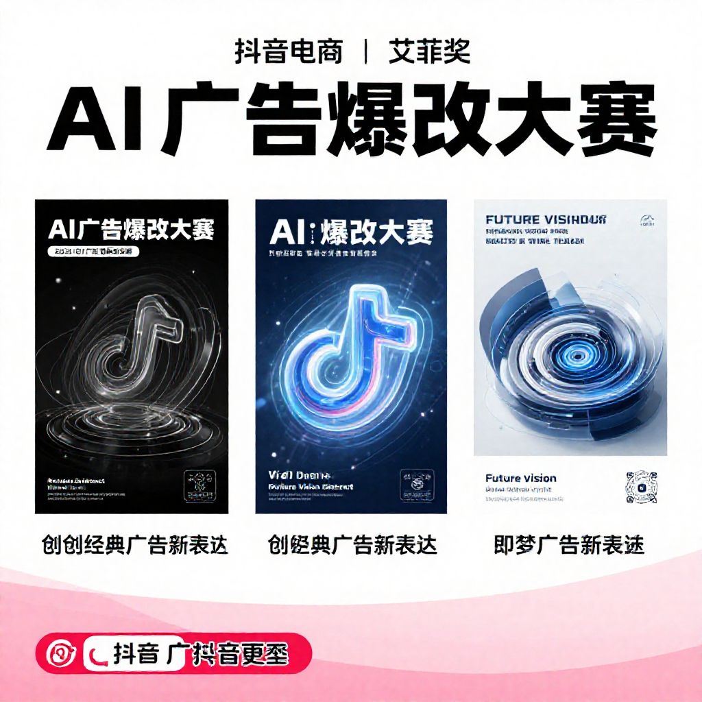 即梦联合抖音电商、艾菲奖发起 “AI 广告爆改大赛” ，共创经典广告新表达