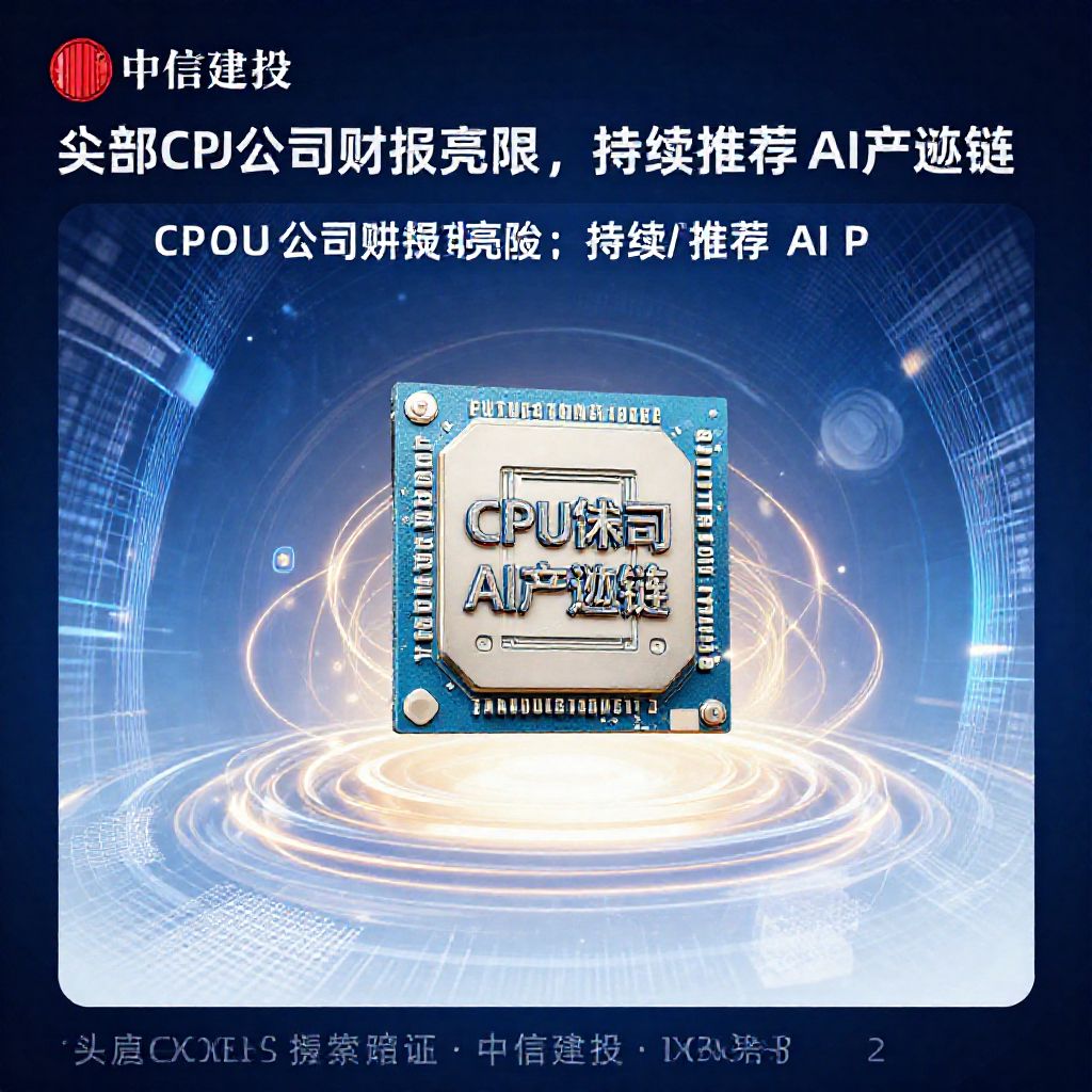 中信建投：头部CPU公司财报亮眼，持续推荐AI产业链
