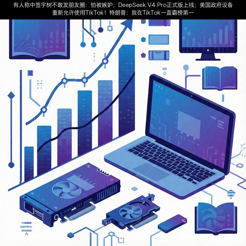有人称中签宇树不敢发朋友圈：怕被嫉妒；DeepSeek V4 Pro正式版上线；美国政府设备重新允许使用TikTok！特 - 1