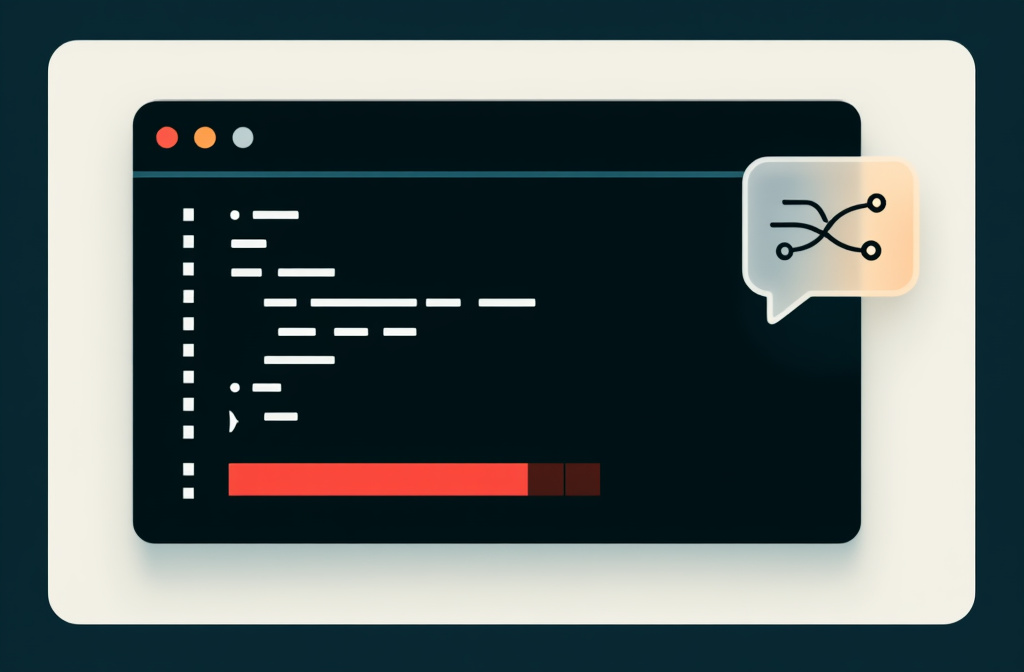 谷歌开源AI编程王炸！Gemini CLI：每日千次免费请求，硬刚Claude Code！，AI 生成主题示意图
